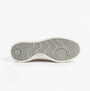 Kizik BROOKLYN Womens Trainers Bright White bottom view showing rubber sole pattern.