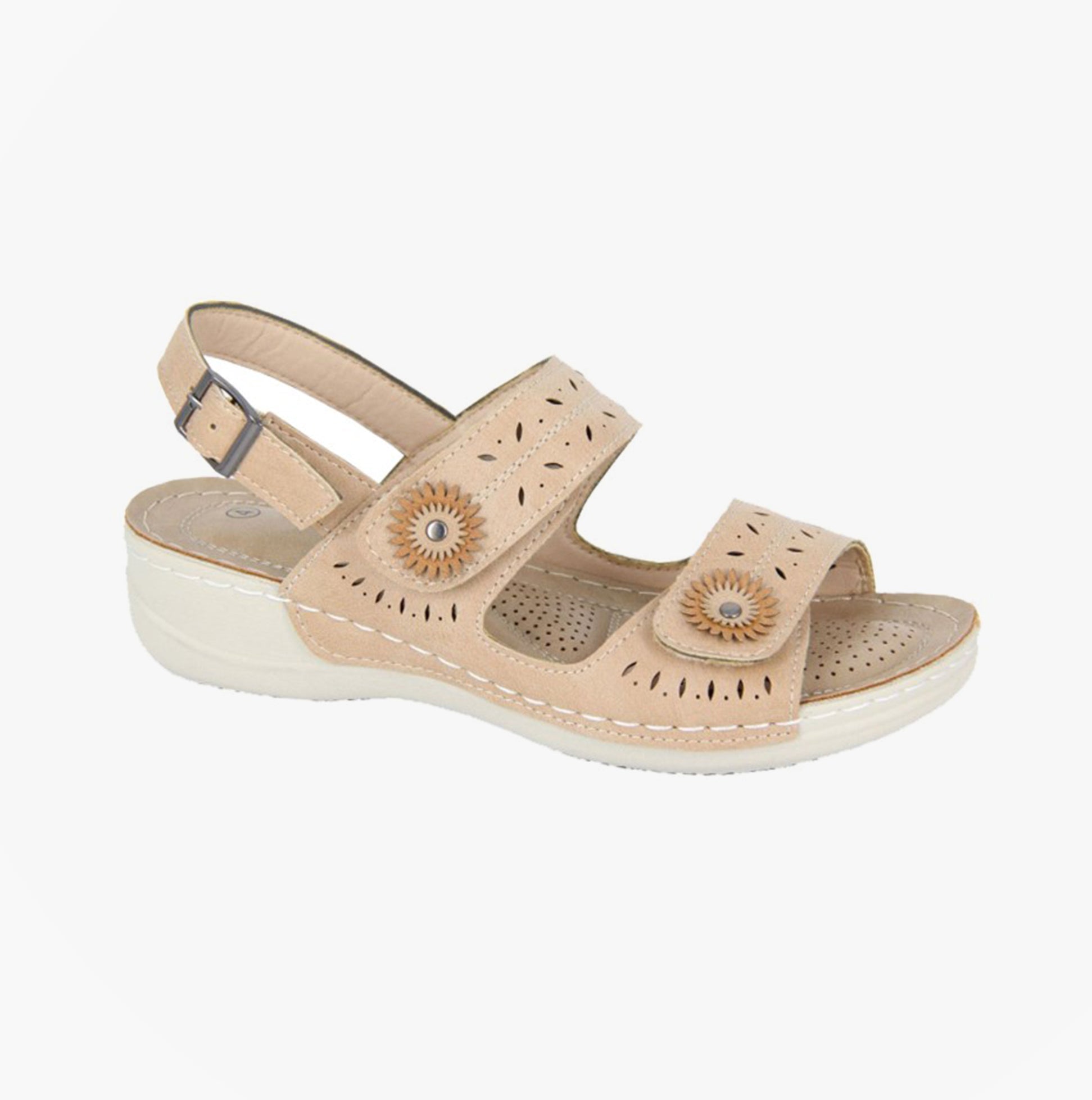 L518BE Ladies Sandals Natural