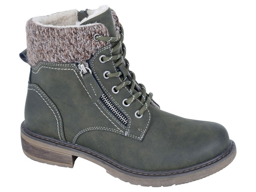 Cipriata TANIA Womens Ankle Boots Olive