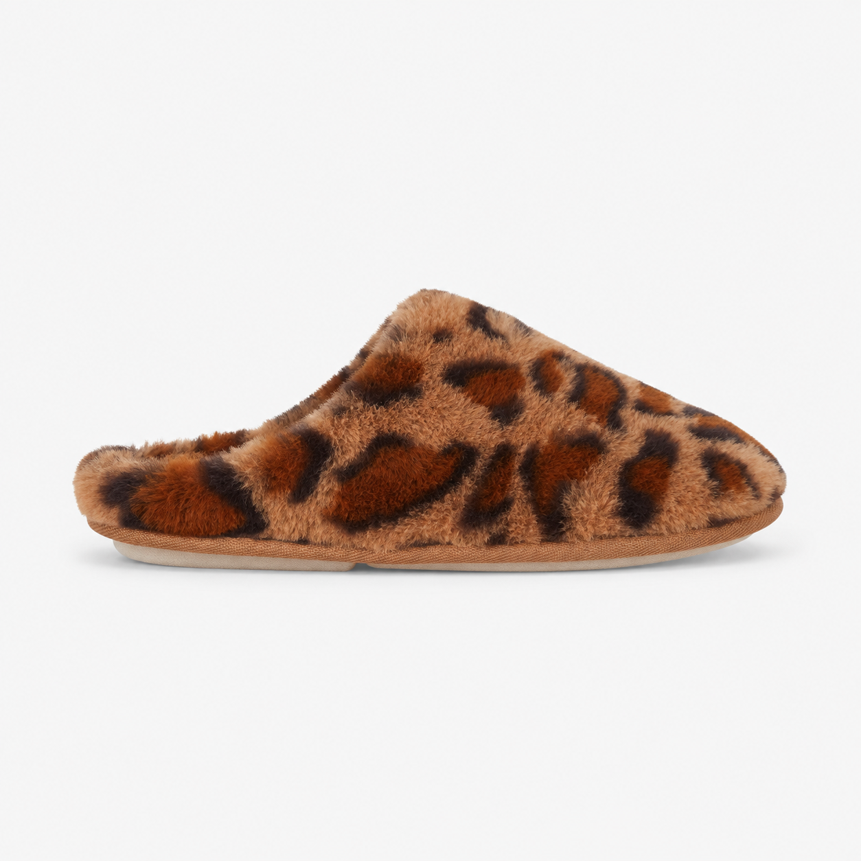 Jo & Joe CALLIE Womens Mule Slippers Leopard