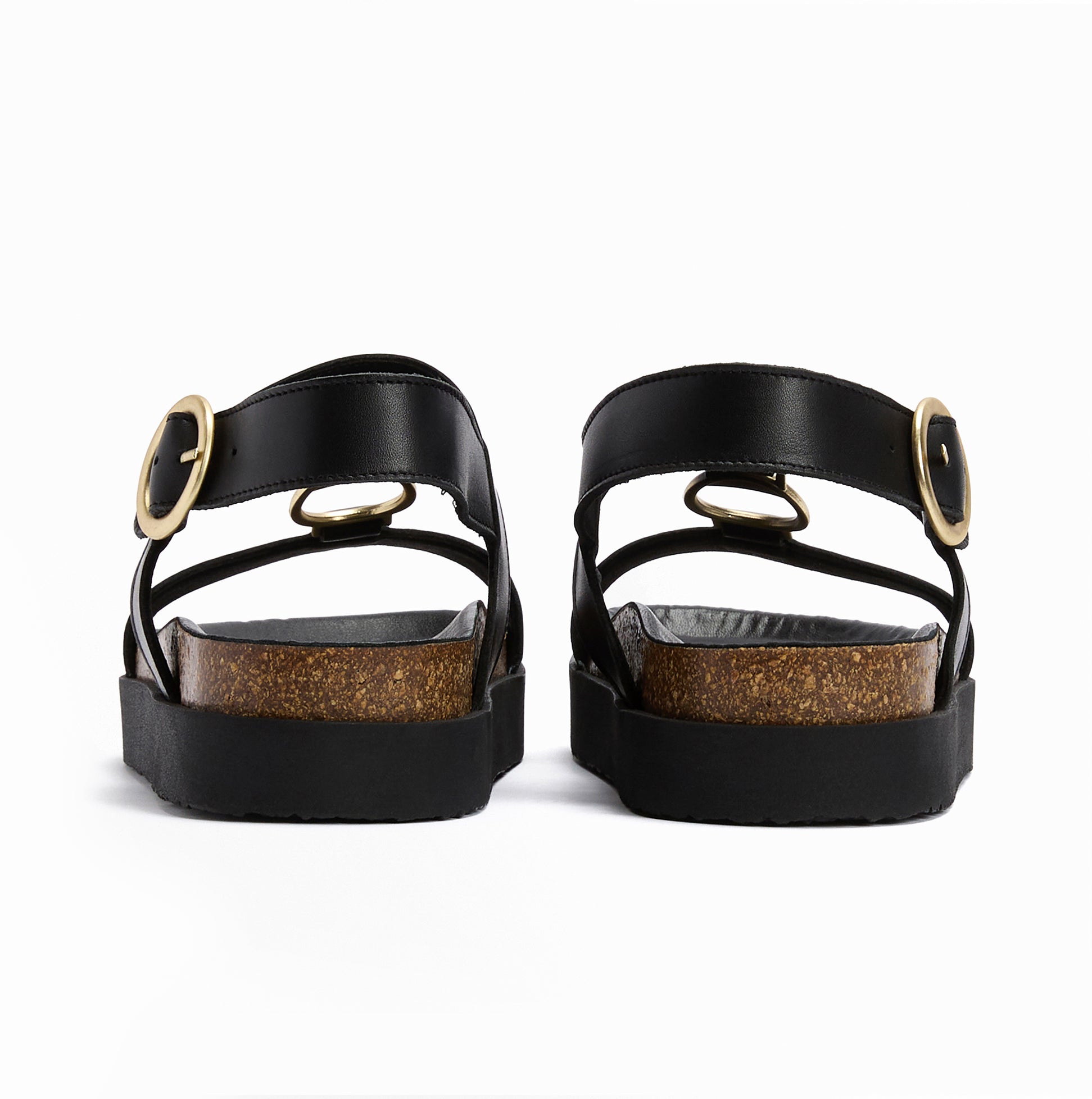Barbour GWEN Womens Ankle Strap Sandals Black