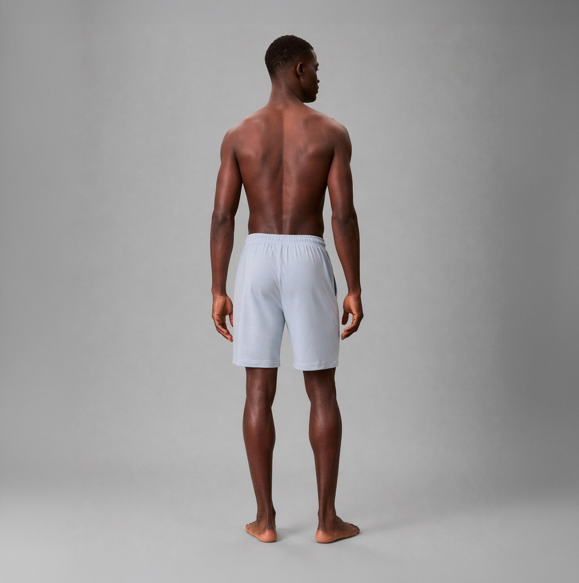 Calvin Klein MONOGRAM SLEEP SHORT Mens Shorts Ballad Blue