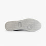 Lacoste CARNABY SET Mens Court Trainers Trainers White/Navy bottom view showing rubber sole design.