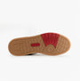 Lacoste T-CLIP SET Mens Casual Trainers Trainers Off White/Gum bottom view rubber sole with red accents