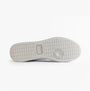 Lacoste CARNABY SET Mens Court Trainers Trainers White bottom view with rubber sole detailing.