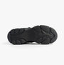 Lacoste L003 NEO Mens Trainers Black bottom view showing sole details and traction design.