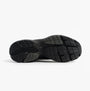 Lacoste STORM 96 2K Mens Trainers Black bottom view showcasing sole design and traction features.