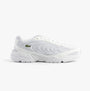 Lacoste STORM 96 2K LITE Mens Trainers White side view showing casual style and leather/polyester upper.