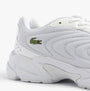 Lacoste STORM 96 2K LITE Mens Trainers White side view showing signature logo and textured upper.