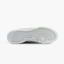 Lacoste CARNABY CUP Mens Trainers Light Grey/White sole view with textured rubber and Lacoste branding
