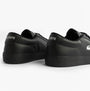 Lacoste BASESHOT EVO Mens Court Trainers Trainers Black back view with logo.