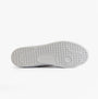 Lacoste BASESHOT EVO Mens Court Trainers Trainers White/Black bottom view of sole with textured rubber pattern.