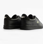 Lacoste CARNABY SET Mens Court Trainers Trainers Black back view showcasing the sleek leather design and logo.