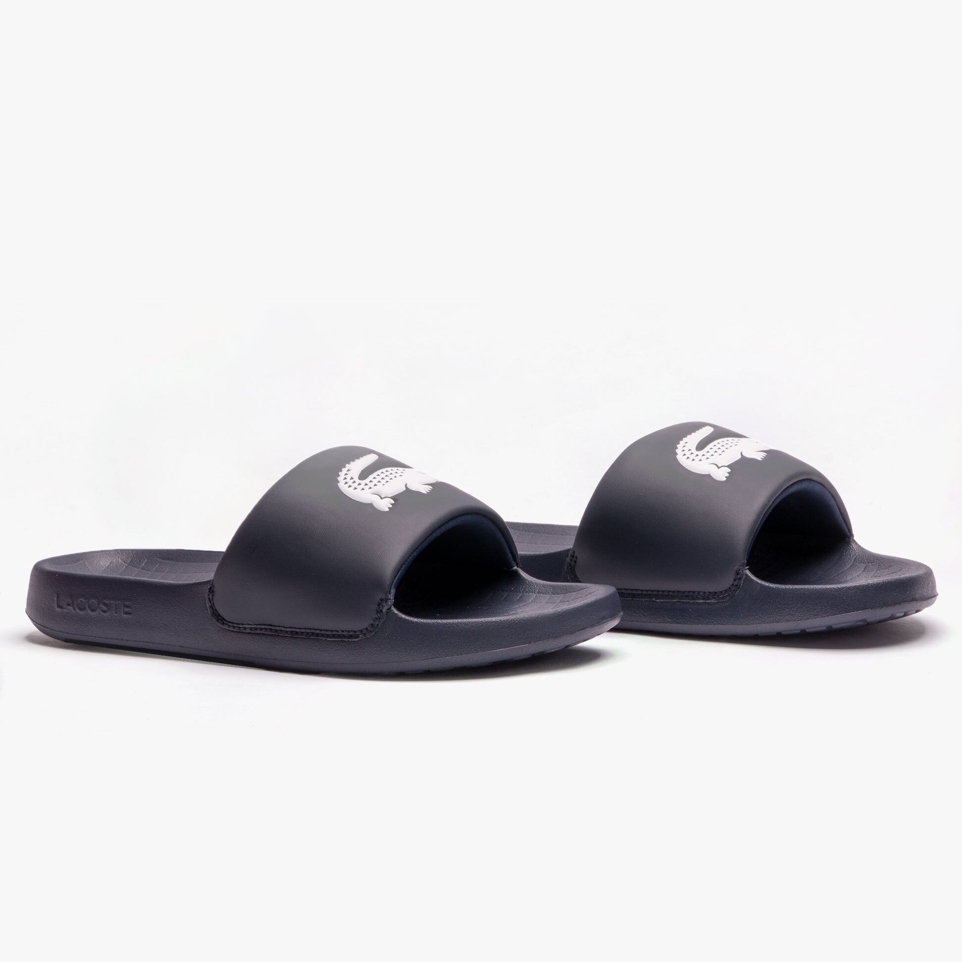 Lacoste SERVE Mens Sliders Navy/White