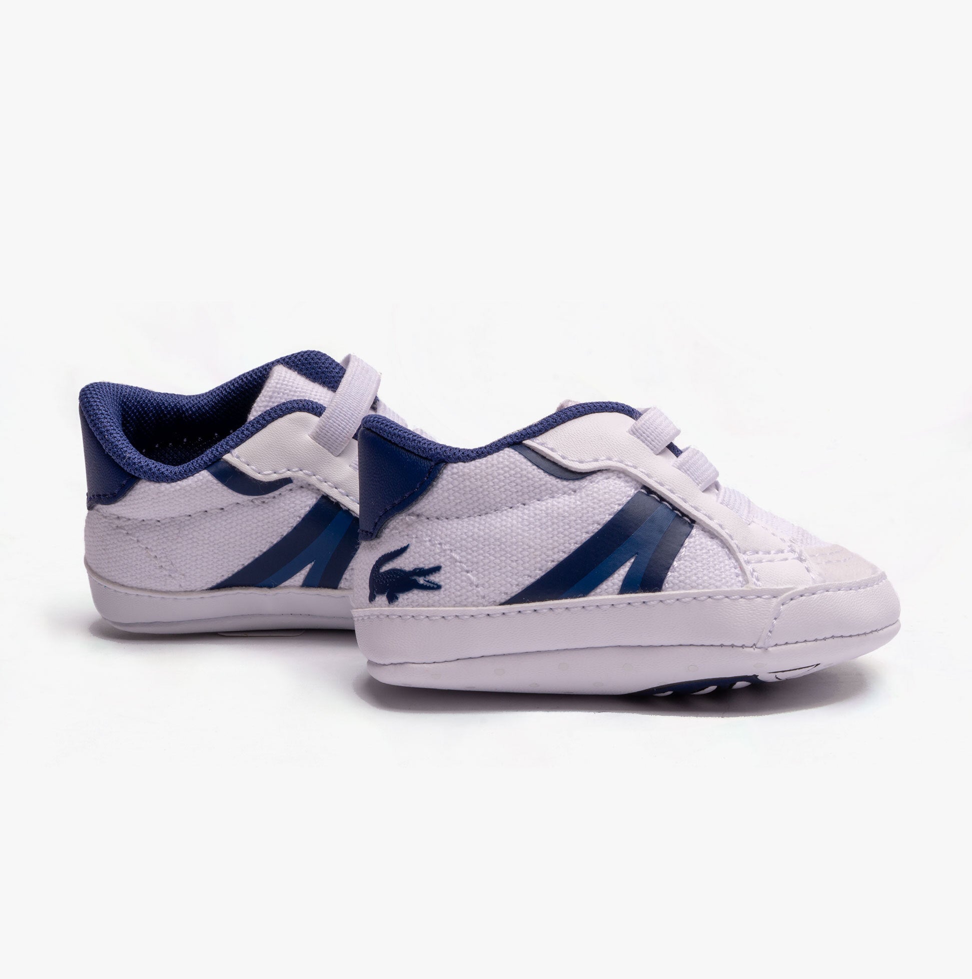 Lacoste 746CUB0001080 L004 CRIB Unisex Kids Trainers White/Blue