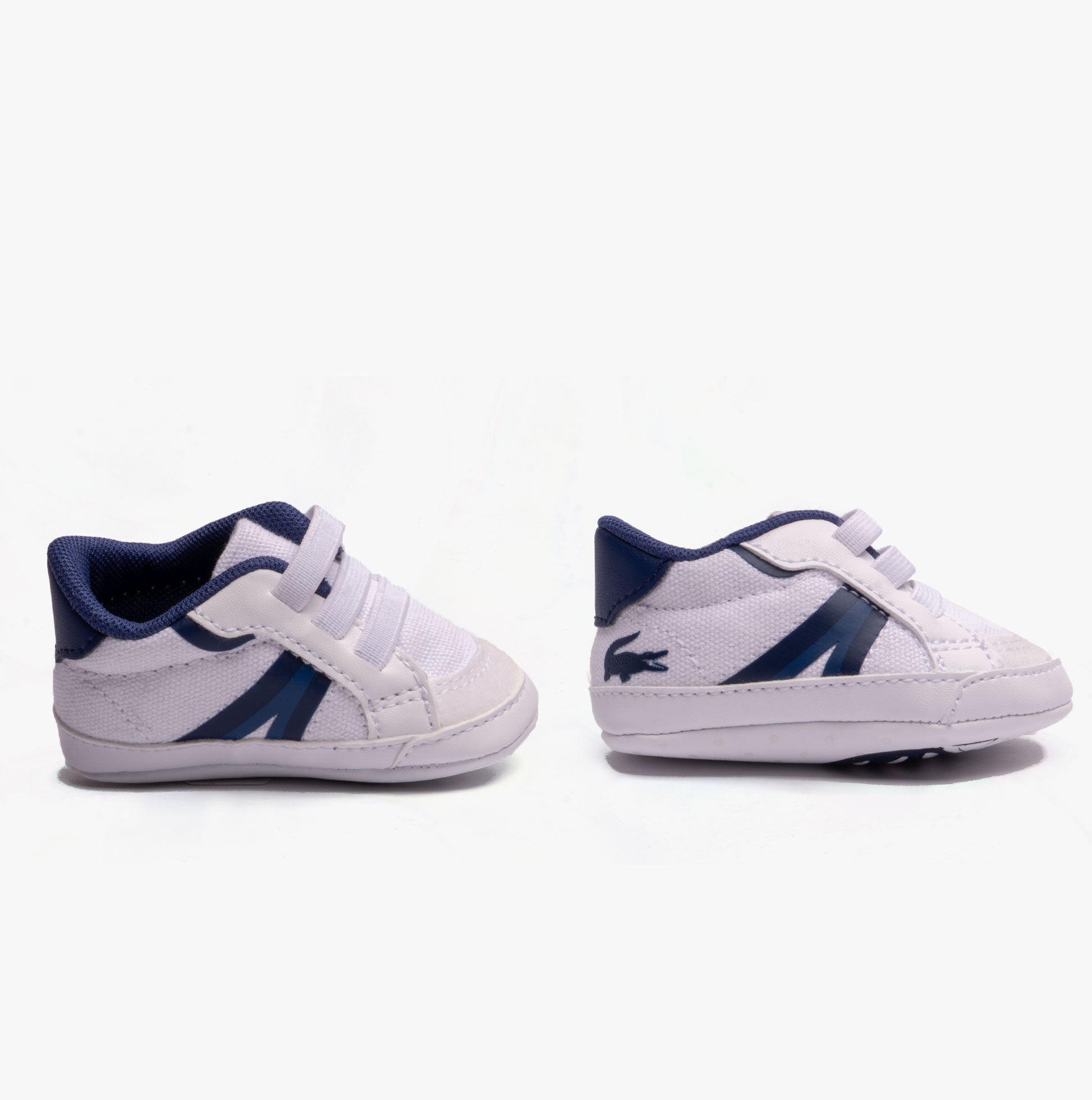 Lacoste 746CUB0001080 L004 CRIB Unisex Kids Trainers White/Blue