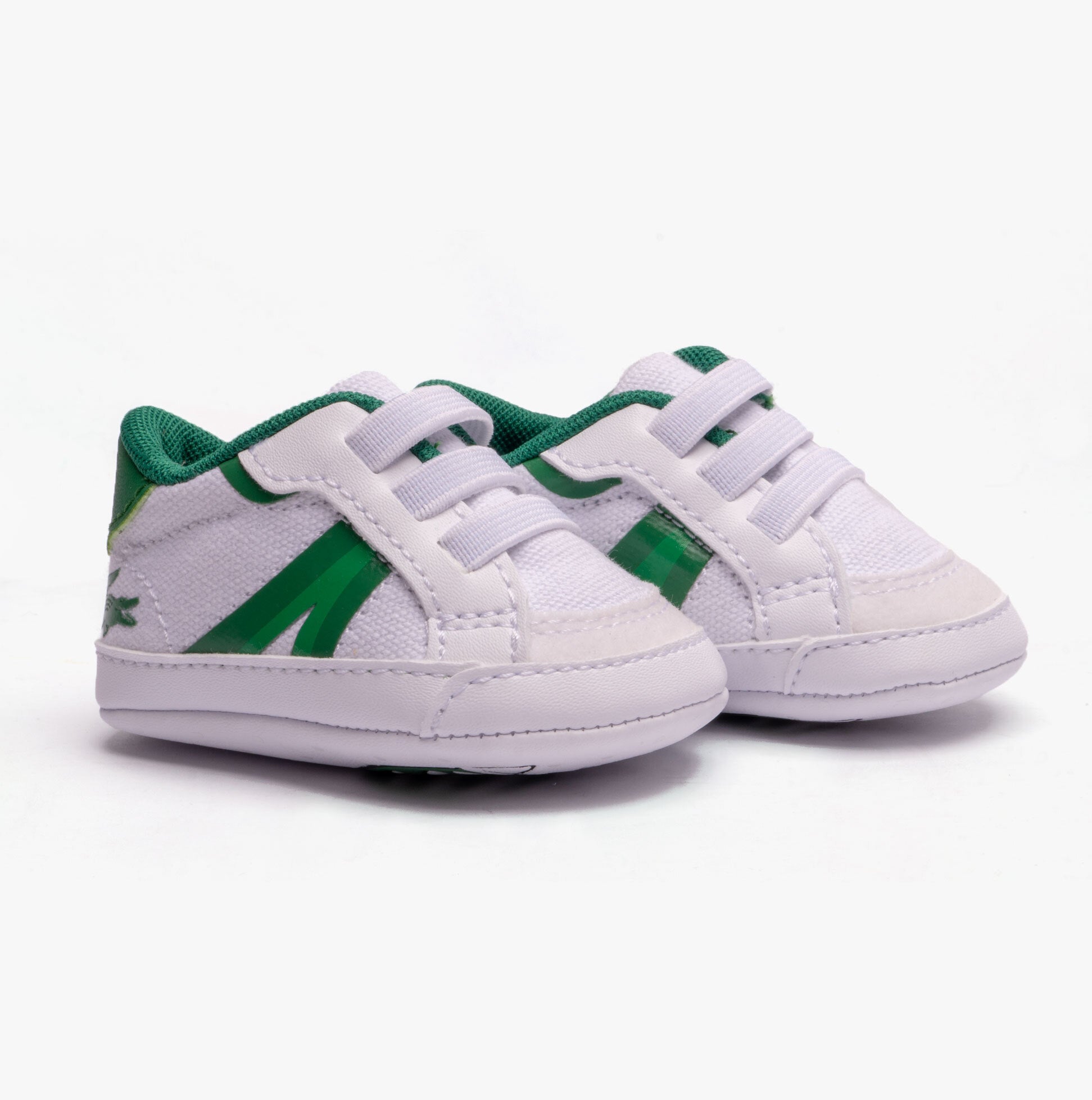 Lacoste 746CUB0001082 L004 CRIB Unisex Kids Trainers White/Green