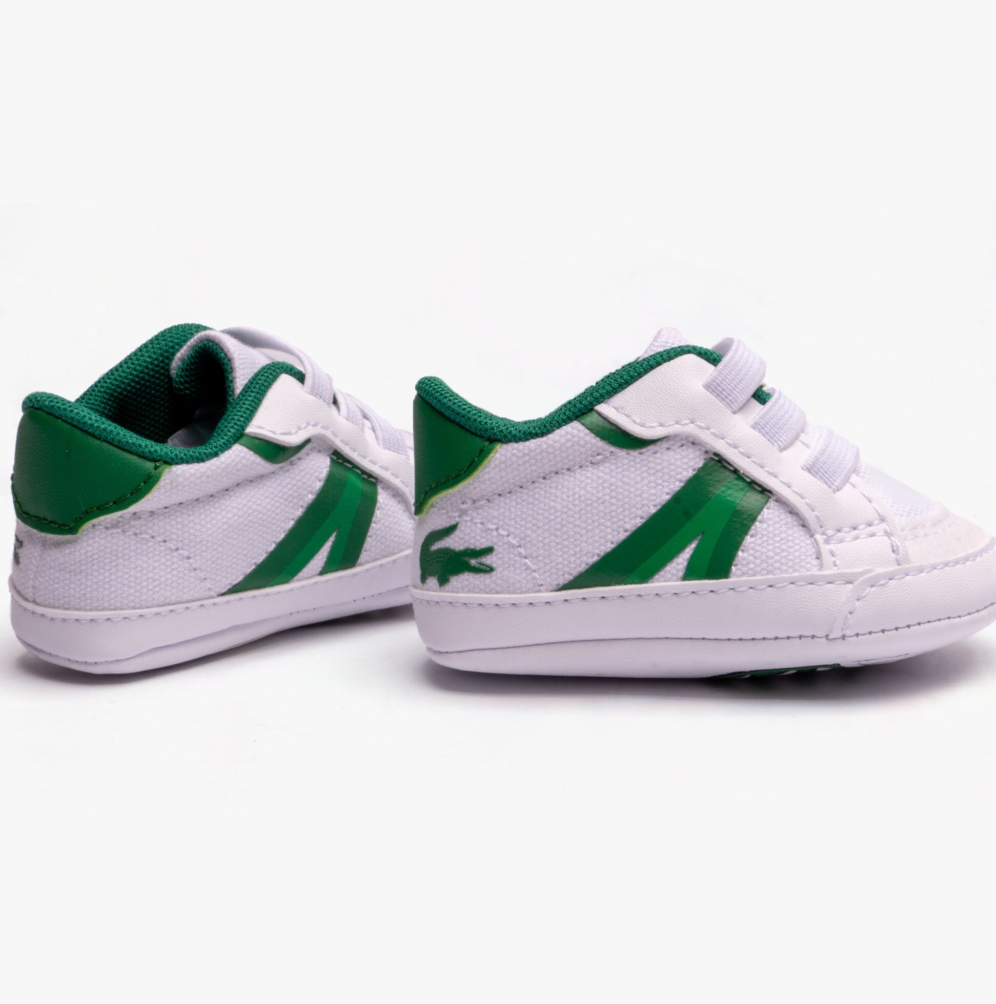 Lacoste 746CUB0001082 L004 CRIB Unisex Kids Trainers White/Green