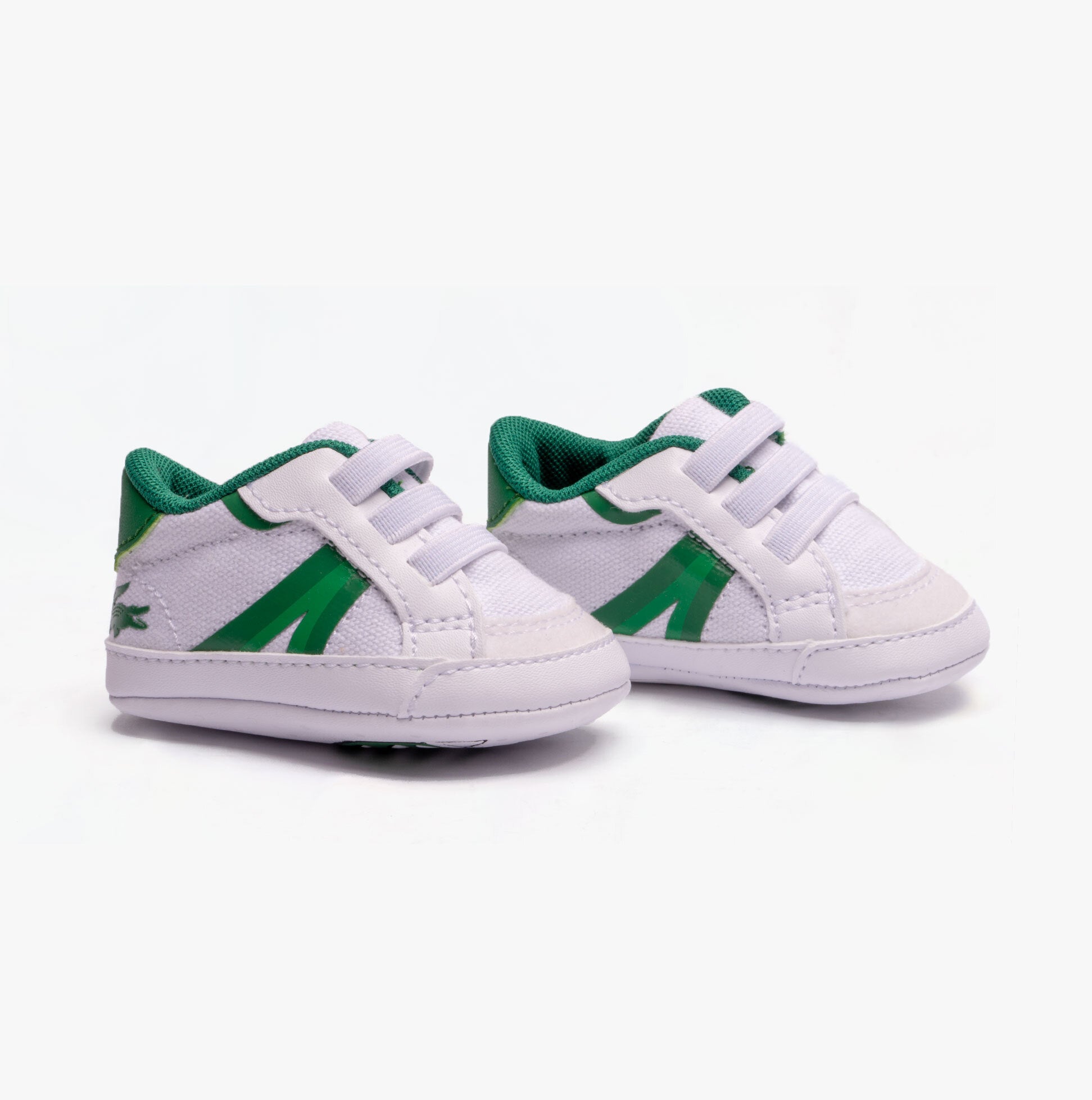 Lacoste 746CUB0001082 L004 CRIB Unisex Kids Trainers White/Green