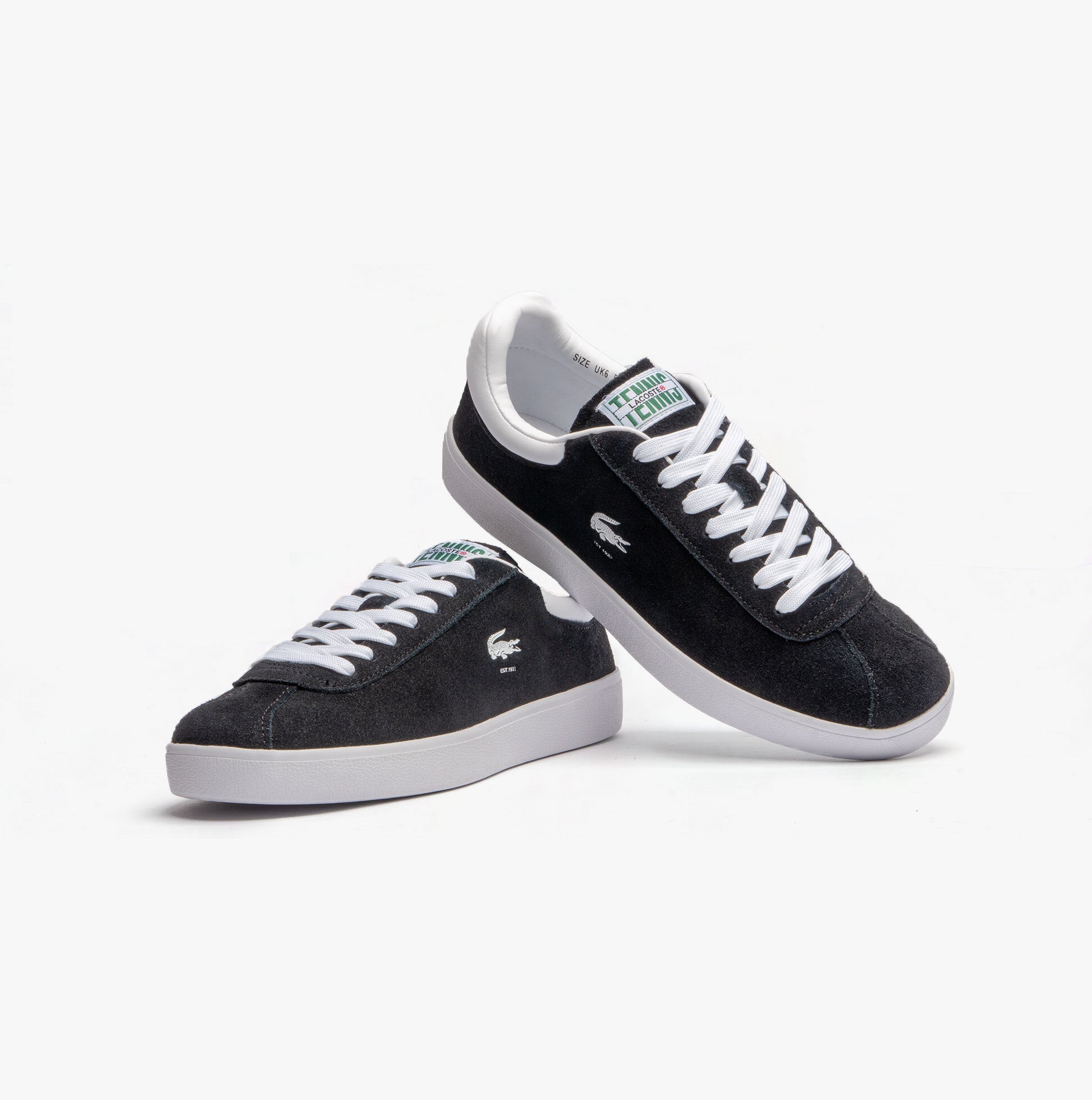 Lacoste 746SFA0055312 BASESHOT Womens Trainers Black/White