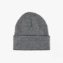 Levi's BATWING EMBROIDERED SLOUCHY BEANIE Mens Regular Grey front view. Comfortable 100% cotton beanie, ideal for casual wear.
