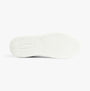 Levi's ELLIS 2.0 Womens Trainers Off White bottom view, showcasing the rubber sole design and brand logo.