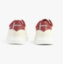 Levi's ELLIS 2.0 Womens Trainers Off White rear view showcasing low-top design and red branding.