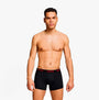 Levi's REPEAT LOGO Mens 2 Pack Trunks Red Combo front view on model, showing elastic waistband and fitted design.
