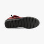 Lotus CORDELIA Womens Boots Red bottom view showcasing rubber sole with grip.