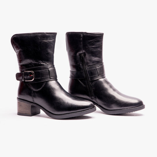 Lotus OSMOND Womens Ankle Boots Black