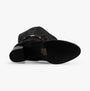 Lotus ELSA Womens Boots Black bottom view showing rubber sole and block heel design.