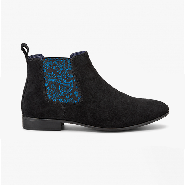 Silver Street London CARNABY Mens Chelsea Boots Black