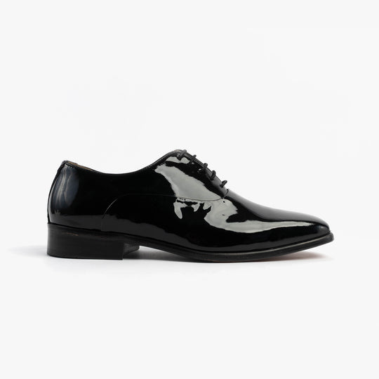 Montecatini Mens Oxford Dress Shoes Black Patent