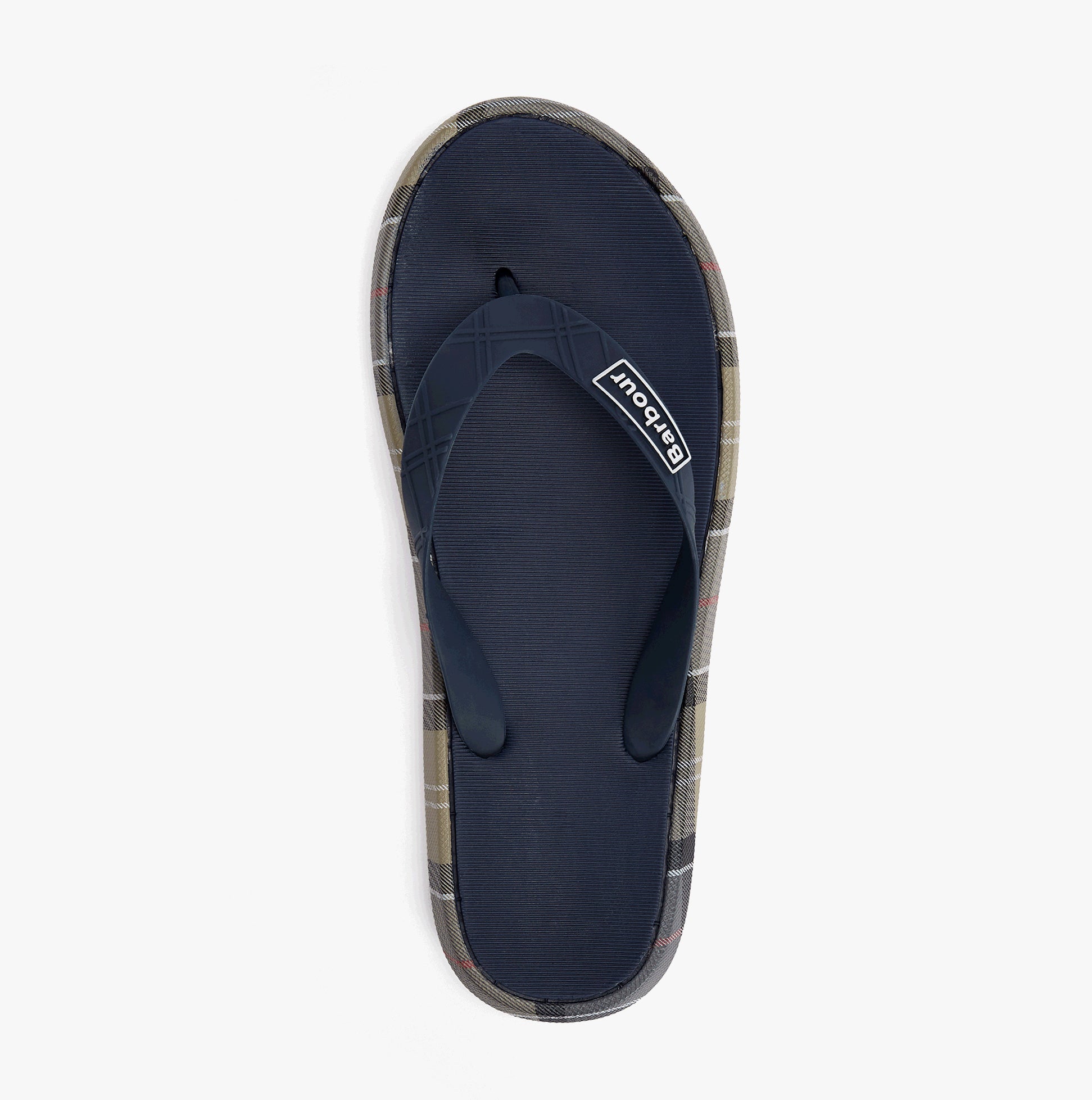 Barbour OAKDALE Mens Flip-flops Navy/Dress Tartan