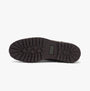 Barbour FOGGY Mens Derby Boots Brown bottom view showing rubber sole design and tread pattern.