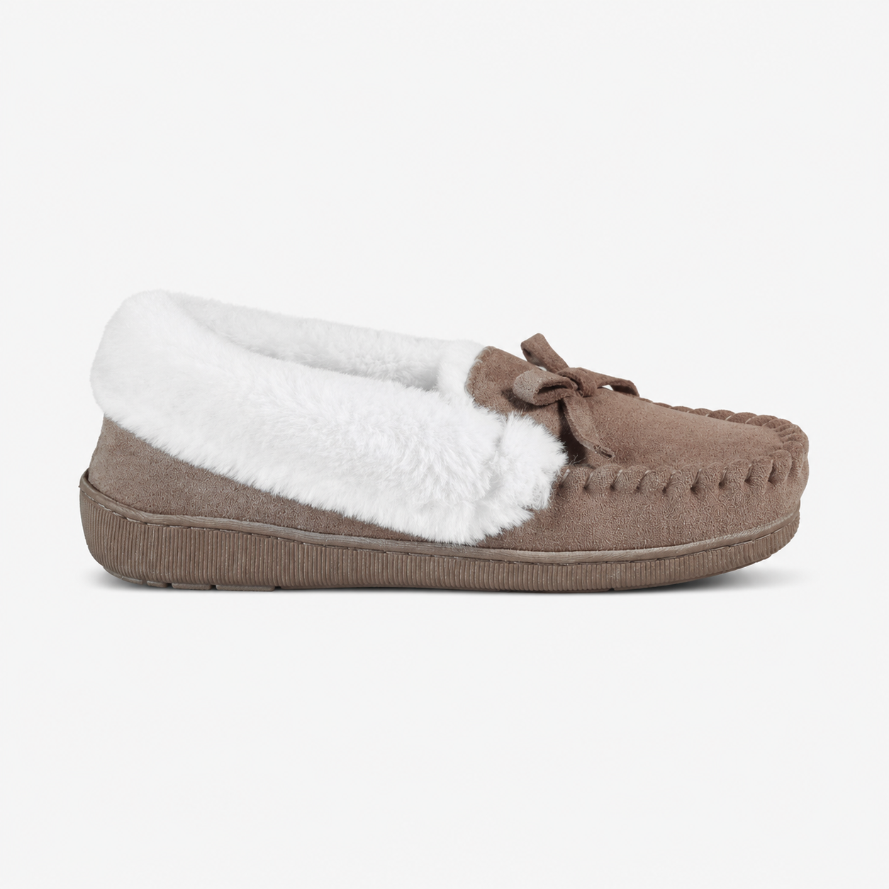 Jo & Joe KINLOCH Womens Moccasin Slippers Mink