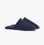 Barbour EVERITT Mens Mule Slippers Navy side view showcasing comfort and lightweight design.