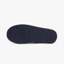 Barbour EVERITT Mens Mule Slippers Navy sole view showcasing durable rubber material and textured design.