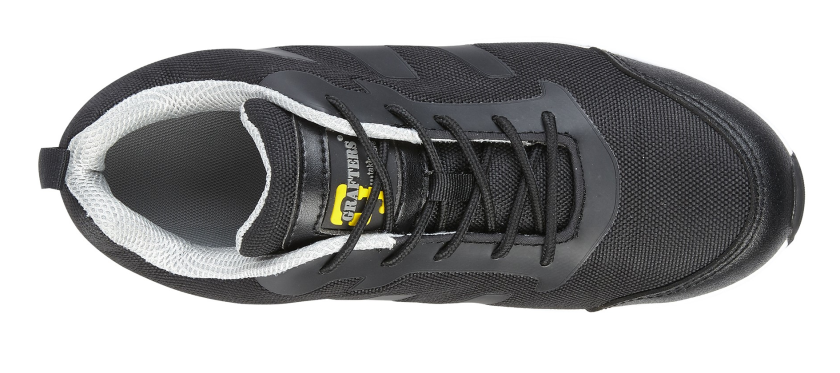 Grafters M080A Mens Safety Trainers Black