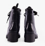 Marco Tozzi 25262-41-001 Womens Boots Black back view with block heel and lace-up detail.