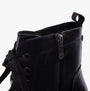Marco Tozzi 25262-41-001 Womens Boots Black detail view showing zip and lace-up features.
