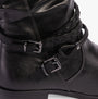 Marco Tozzi 25316-41-234 Womens Boots Anthracite Com detail view showcasing faux leather and buckle accents.