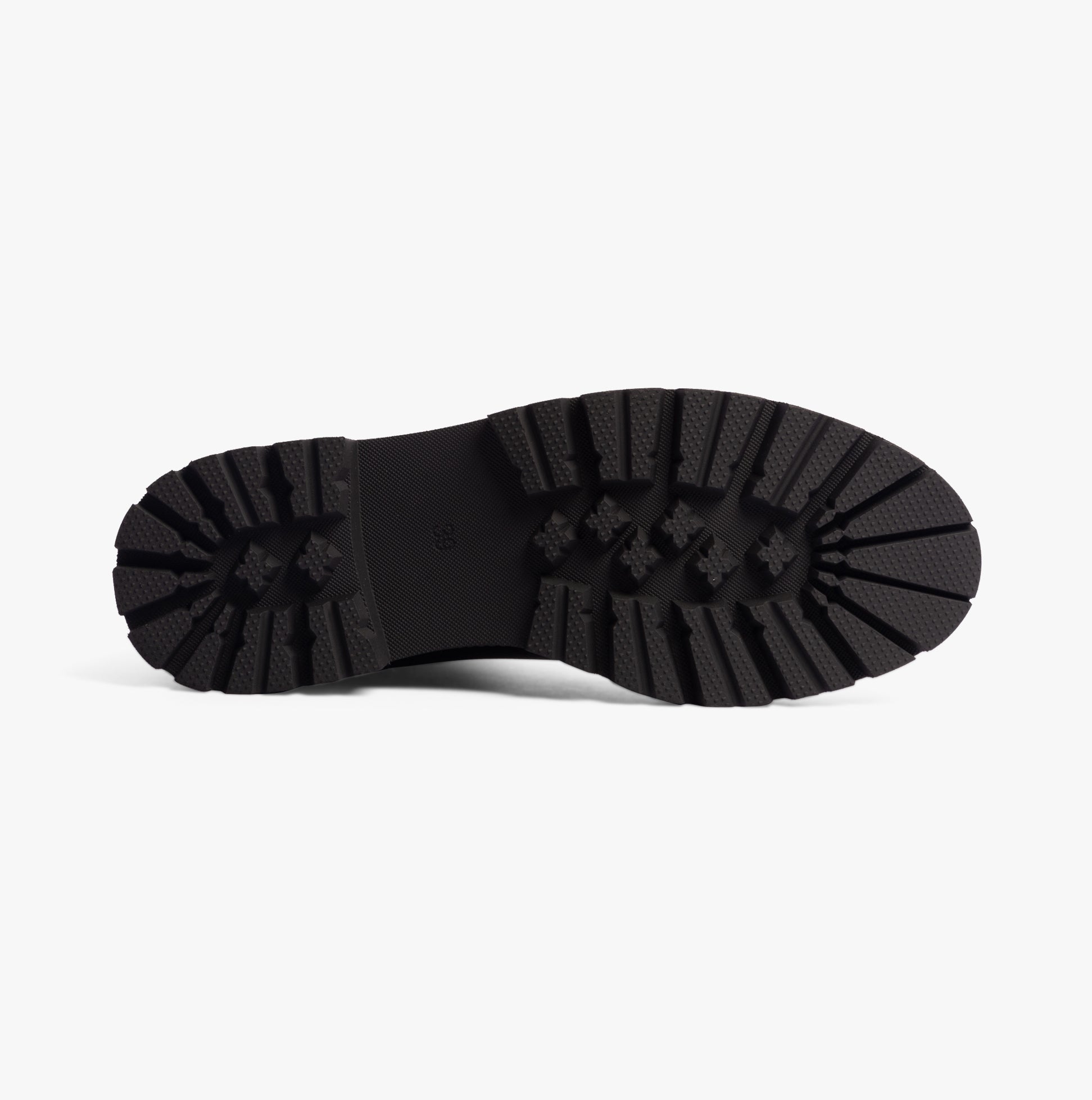 Marco Tozzi 25416-43-001 Womens Boots Black bottom view showing durable rubber sole and traction design.