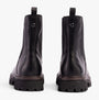 Marco Tozzi 25416-43-001 Womens Boots Black rear view showcasing ankle height and block heel design.