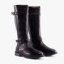 Marco Tozzi 25520-43-001 Womens Boots Black side view showing tall design and buckle detail.