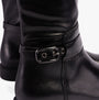 Marco Tozzi 25561-43-001 Womens Boots Black detail view of ankle strap and material finish
