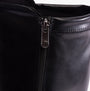 Marco Tozzi 25606-41-001 Womens Boots Black detail view of zipper on faux leather upper.