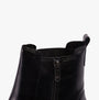 Marco Tozzi 25807-43-001 Ladies Boots Black detail view showing zip closure and faux leather upper.