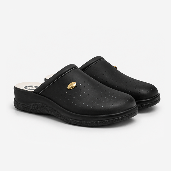 Medi Mules MARY Womens Clogs Black