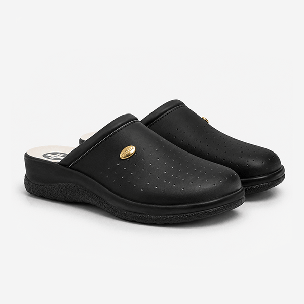 Medi Mules MARY Womens Clogs Black